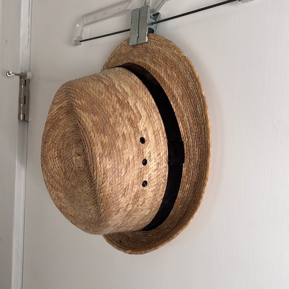 Straw fedora